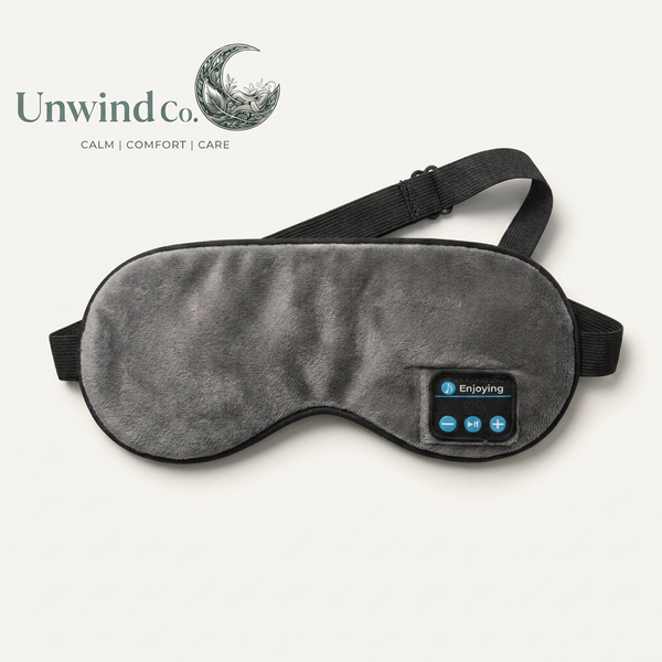 Unwind™ — Smart Blackout Bluetooth Sleep Mask With Speakers