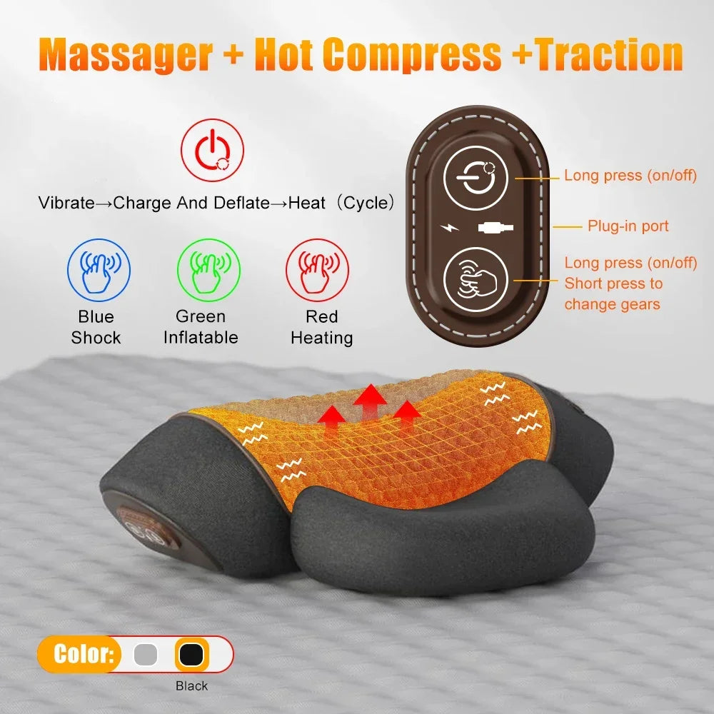 Orthopedic Cervical Traction Massage Pillow